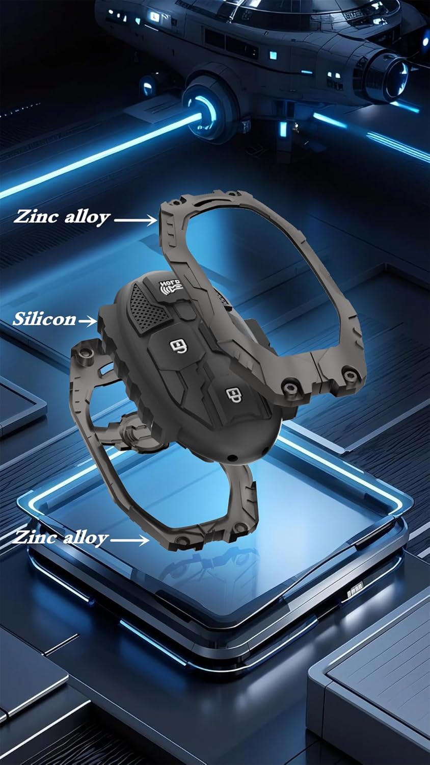Heavy Key Fob Cover Case Protector Accessories Fits for Hyundai Ioniq 6 Grandeur GN7 KONA Elantra Sonata Tucson