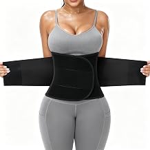VENUZOR Waist Trainer for Women Men,Workout Waist Cincher Trimmer Ab Belt,Tummy Control Slimming Body Shaper for Belly Fat