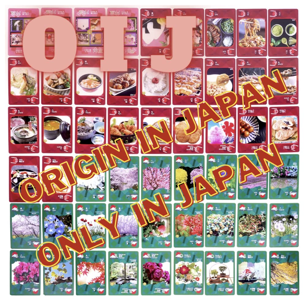 Olives Jeu de cartes + Japon & Olives UNO+Japan Set (2 decks : 54+108 belles cartes toutes différentes) Caractéristique Art japonais Langue Culture Souvenir populaire OIJ