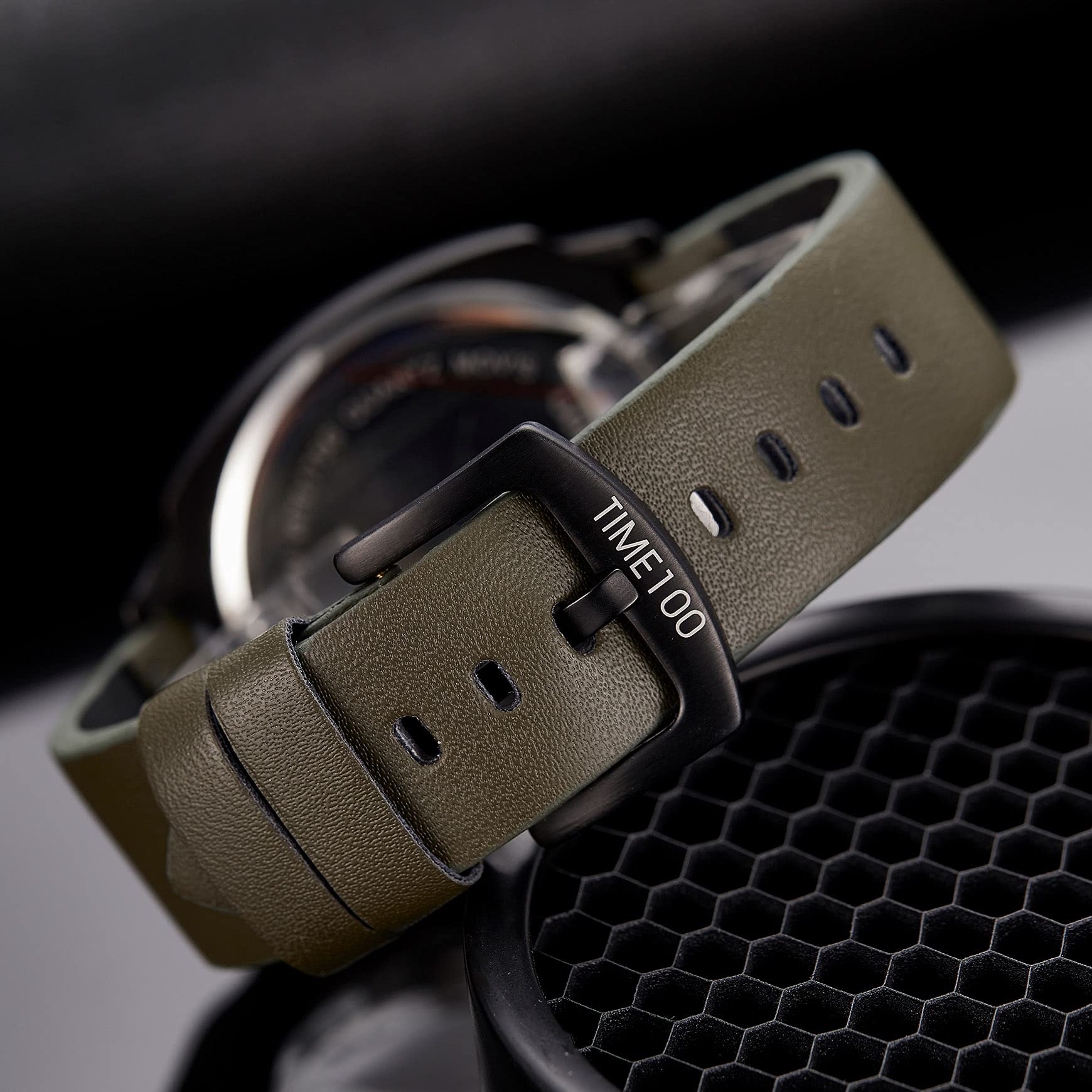 TIME100 Reloj deportivo digital militar electrónico impermeable luminoso japonés cuarzo relojes para hombres y mujeres verde