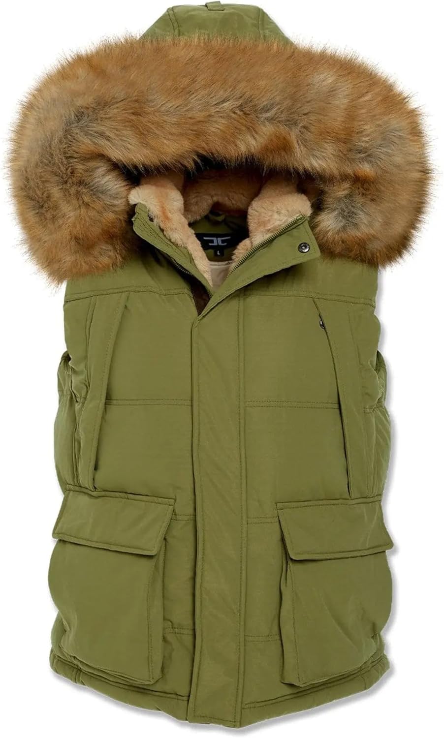 Jordan Craig Men Yuken Puffer Vest (Army Green)