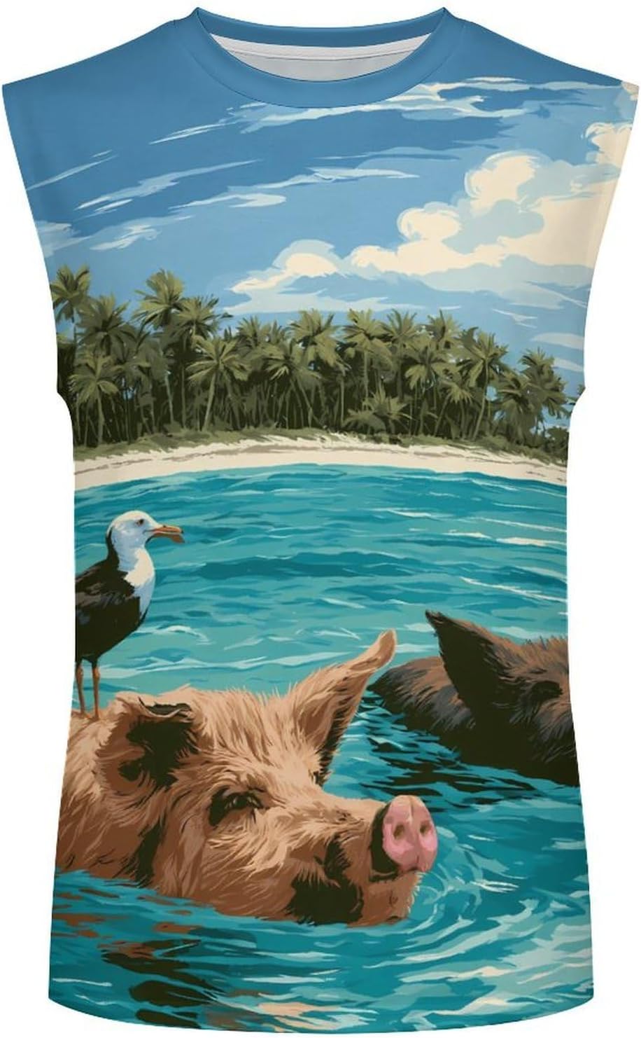 Bahamas Exuma Men's Sleeveless Shirt Small