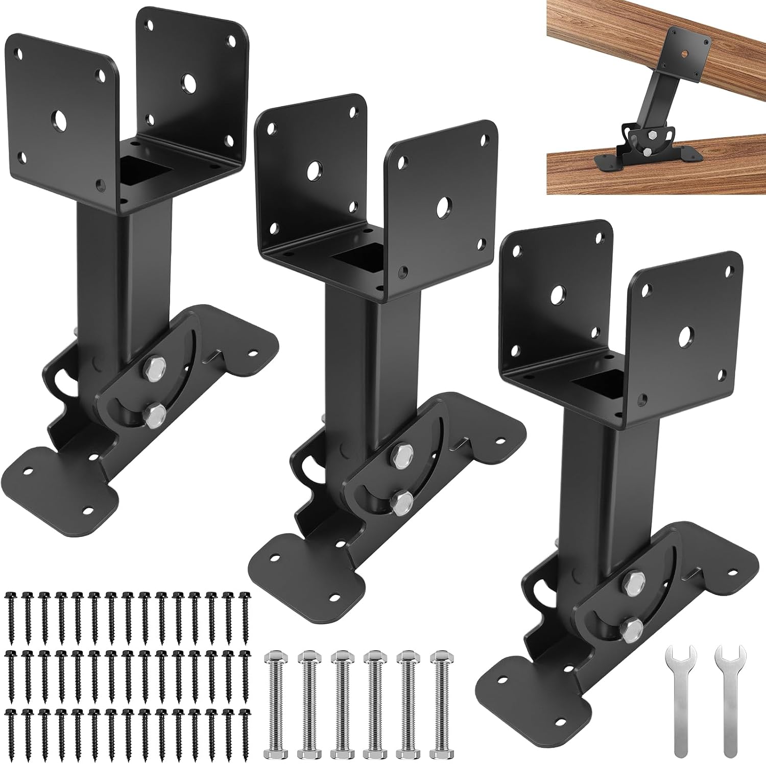 Soportes ajustables para techos 3 piezas miniatura 1