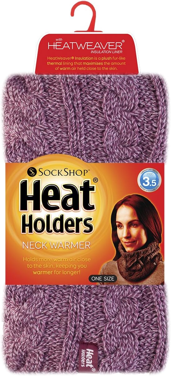 HEAT HOLDERS - Women's Thermal Winter Neck Warmer Gaitor - 3.5 Tog - One Size