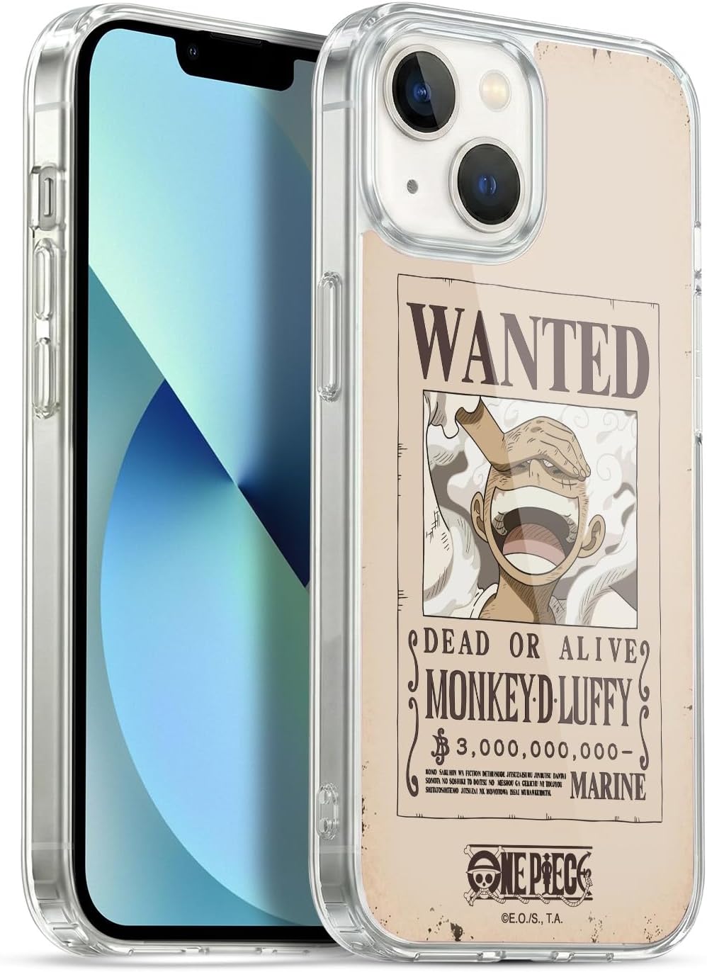 Head Case Designs Officially Licensed One Piece Luffy Gear 5 Poster Graphic Art Gel Case [Military Grade Protection] Compatible with Apple iPhone 13