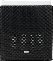 Vista 4 de SAFAVIEH PAT7515A Collection Pramla - Juego otomano de 4 piezas para exteriores negro y beige