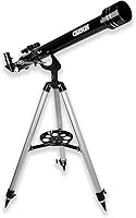 Vista 1 de Carson SkySeeker 40x-100x telescopio refractor principiante con trípode de aluminio (JC-1000)