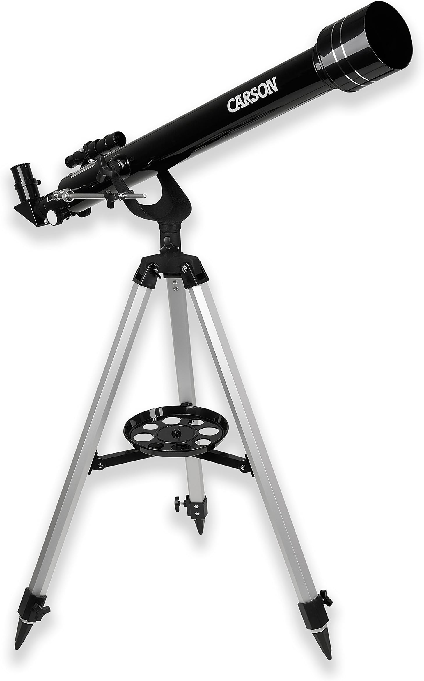 Carson SkySeeker 40x-100x Refractor Beginner Telescope with Aluminum Tripod (JC-1000)