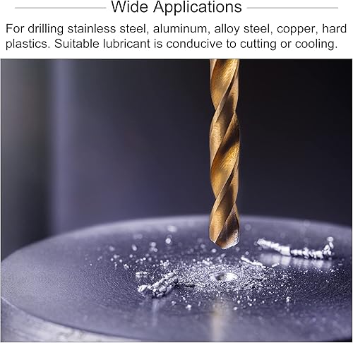 Miniatura 6 de HARFINGTON Juegos de grifos y brocas, máquina de rosca de rosca M2 x 0.4 pulgadas, rosca de flauta en espiral y broca giratoria de 0.079 pulgadas,