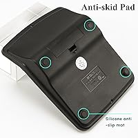 Vista 5 de M&G Calculadora de escritorio Calculadora de oficina de 12 dígitos con pantalla LCD grande, energía solar dual y batería, calculadora de botón