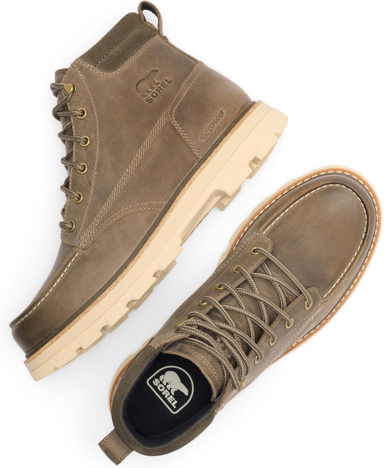 Sorel Men's Lark-47 Moc Toe Men's Water Resistant Boots