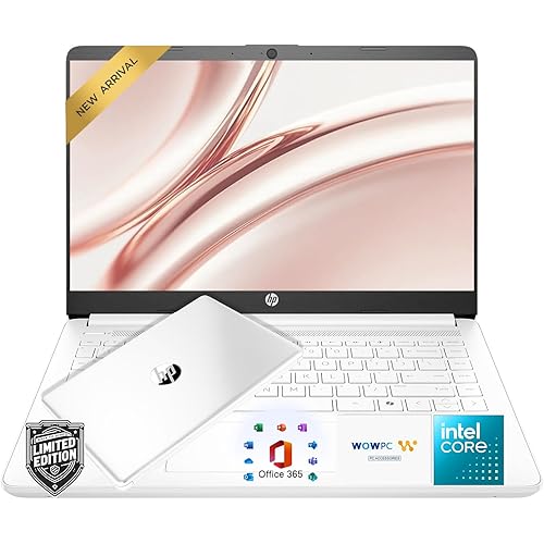 HP Ultrabook Laptop with Copilot AI • 8GB RAM • Intel Core • Microsoft 365 Included • 192GB SSD + 1TB Cloud Storage • Webcam • Windows 11 • no Mouse • Essential Laptop