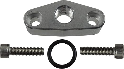 ICT Billet Oil Pressure Sensor Adapter Port - For Gen 4 LS Valley Pan - M16-1.5 Sending Unit 551623