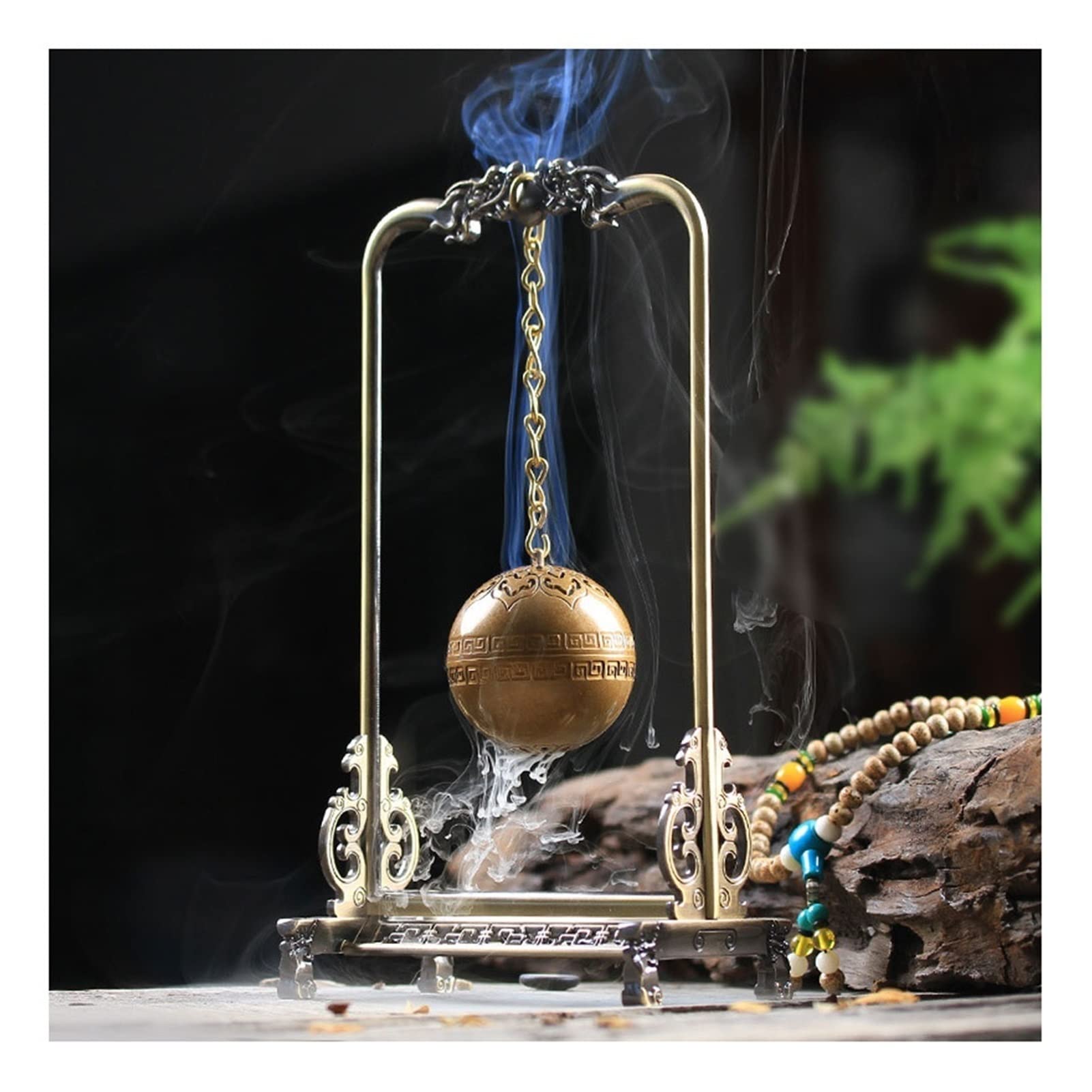 Incense Burner Incense Burner Copper Hanging Bedroom Living Room Office Coil Ball Ornaments Waterfall Incense Burne