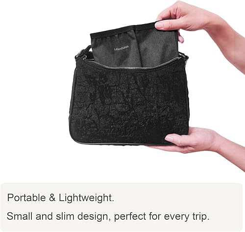 Miniatura 5 de Portavasos de equipaje 2 en 1 para maleta, bandeja de avión, soporte de bebidas manos libres para vasos Stanley, organizador de bebidas de café,