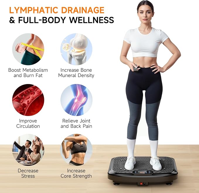 Máquina Plataforma Vibratoria para Ejercicio 450 Lbs Capacidad miniatura 2