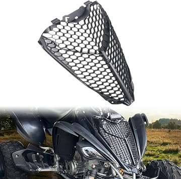 Mesh Grill Radiator Guard Protector for Raptor 700, Front Plastic Radiator Shield Grille Cover Compatible with Yamaha Raptor 700 700R 2013-2025 Accessories Replaces #1PE-E2467-00-00