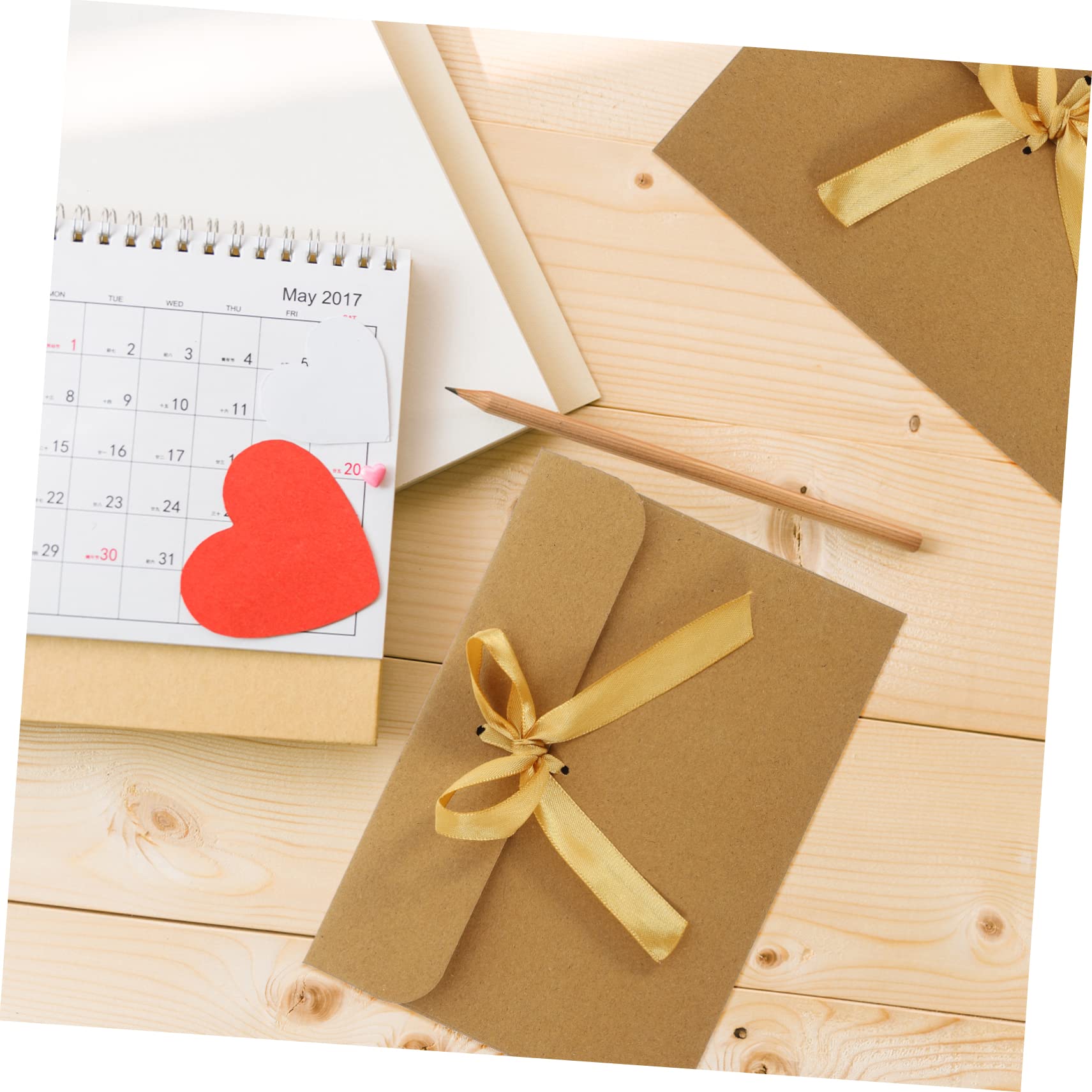 Buste Regalo Vintage in Carta Kraft Nastro Oro 50 Pezzi | Lettere e Partecipazioni, Stile Semplice, Formato Pratico, Confezione da 50