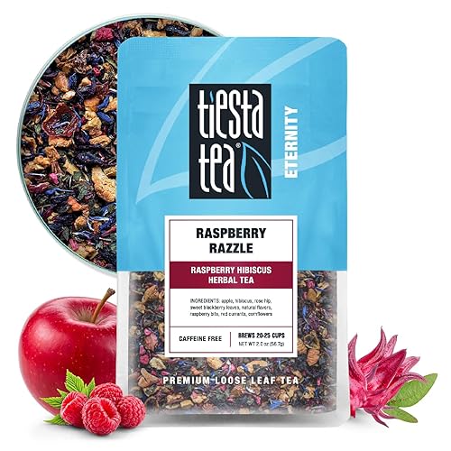 Vista 31 de Tiesta Tea - Peach Party, té de hierbas de hibisco de melocotón, mezcla de té de hojas sueltas de primera calidad, té de frutas sin cafeína