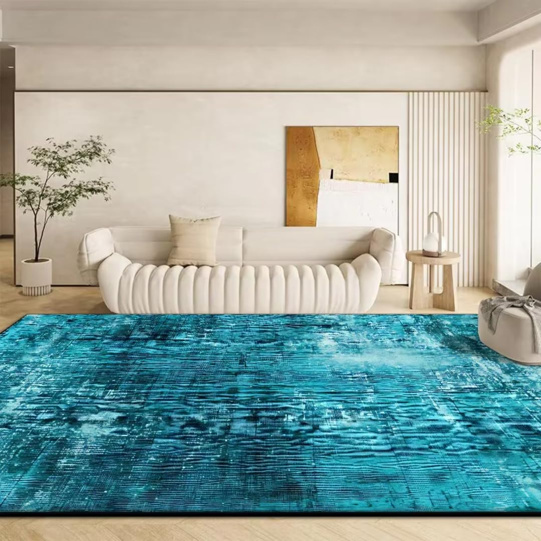 Tapis de Salon Grand Format 180 x 200 cm Facile à Nettoyer