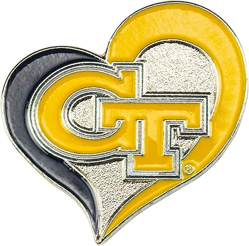 Vista 35 de aminco NCAA - Pin de corazón de remolino unisex