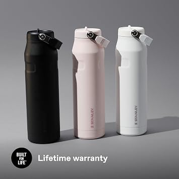 Stanley 1913 Flip Straw Sports Water Bottle 1.06L - Black