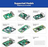 Vista 8 de SunFounder Raphael Ultimate Starter Kit para Raspberry Pi 5 4 B 3B B+ 400, Zero 2 W, cumple con RoHS, Python, C Java, tutoriales en línea y cursos