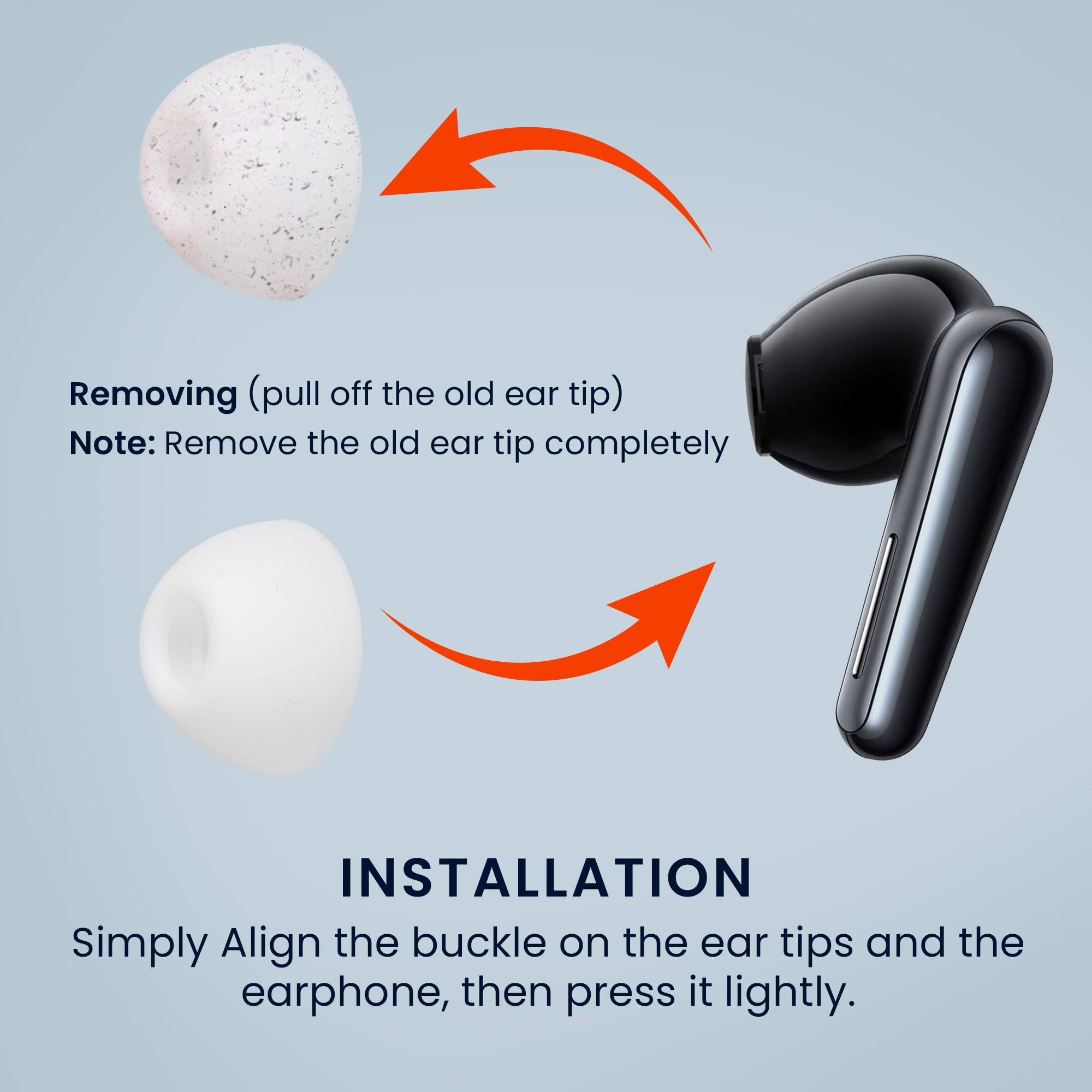 Amazon | kwmobile 6x イヤーチップ Anker Soundcore Liberty 5対応