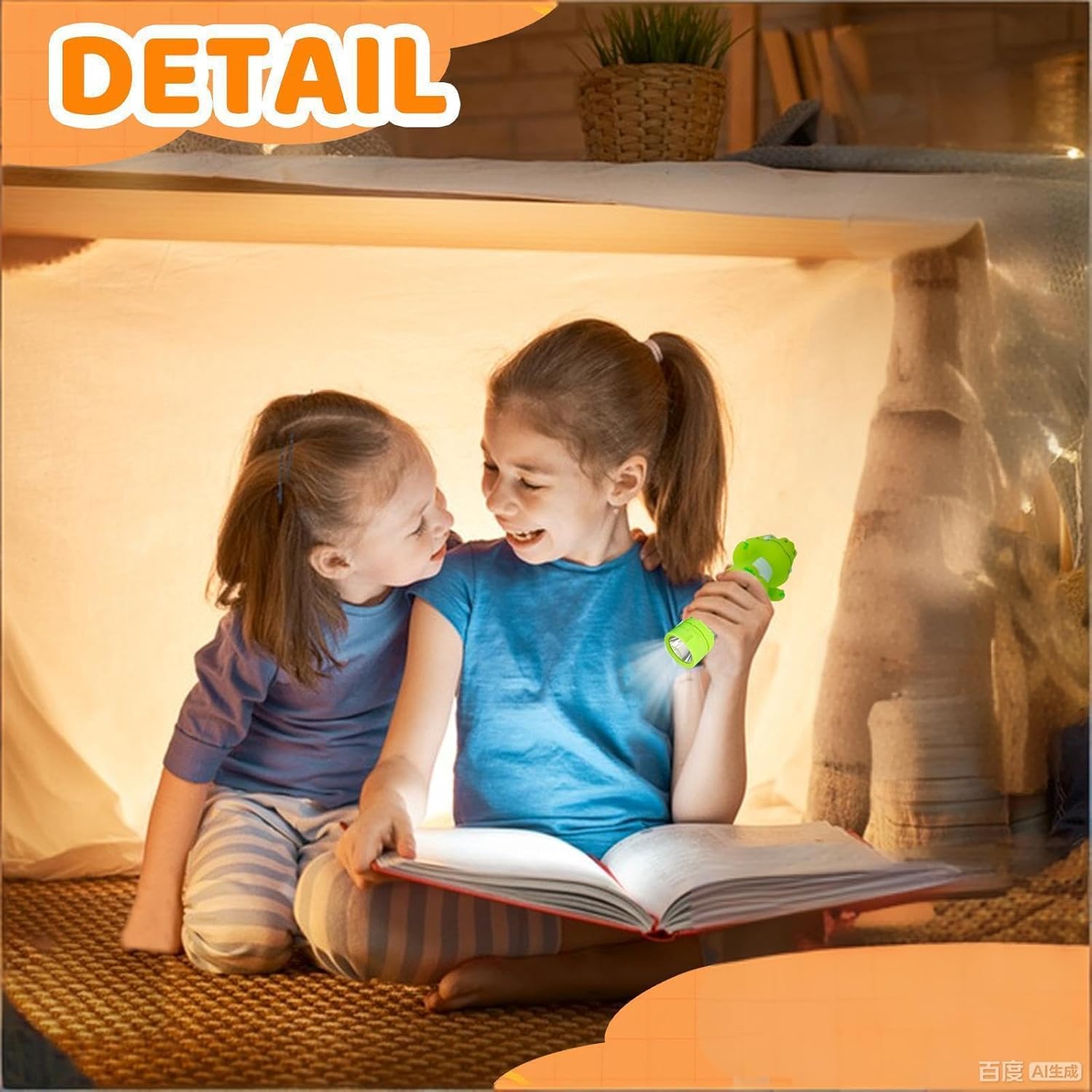 60 Pack Plastic Small Mini LED Flashlight，60 AA Batteries are Included，Assorted Colors，for Camping, Hiking, Emergency，Teaching