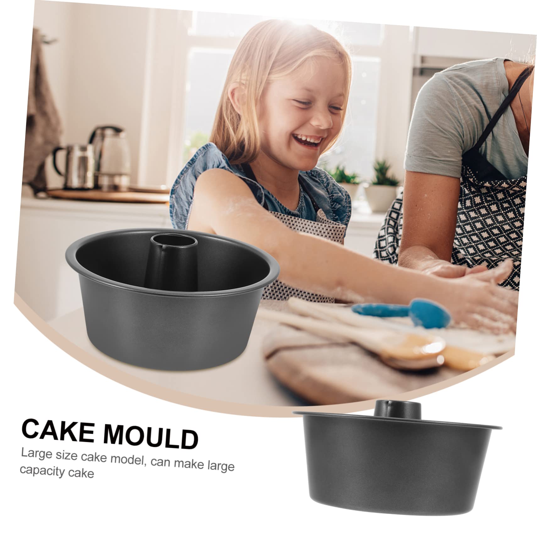 Alipis Moule à Gâteau Rond Creux Ustensile Antiadhésif Pour Cupcakes Et Pâtisserie Domestique Réutilisable Et Facile à Nettoyer