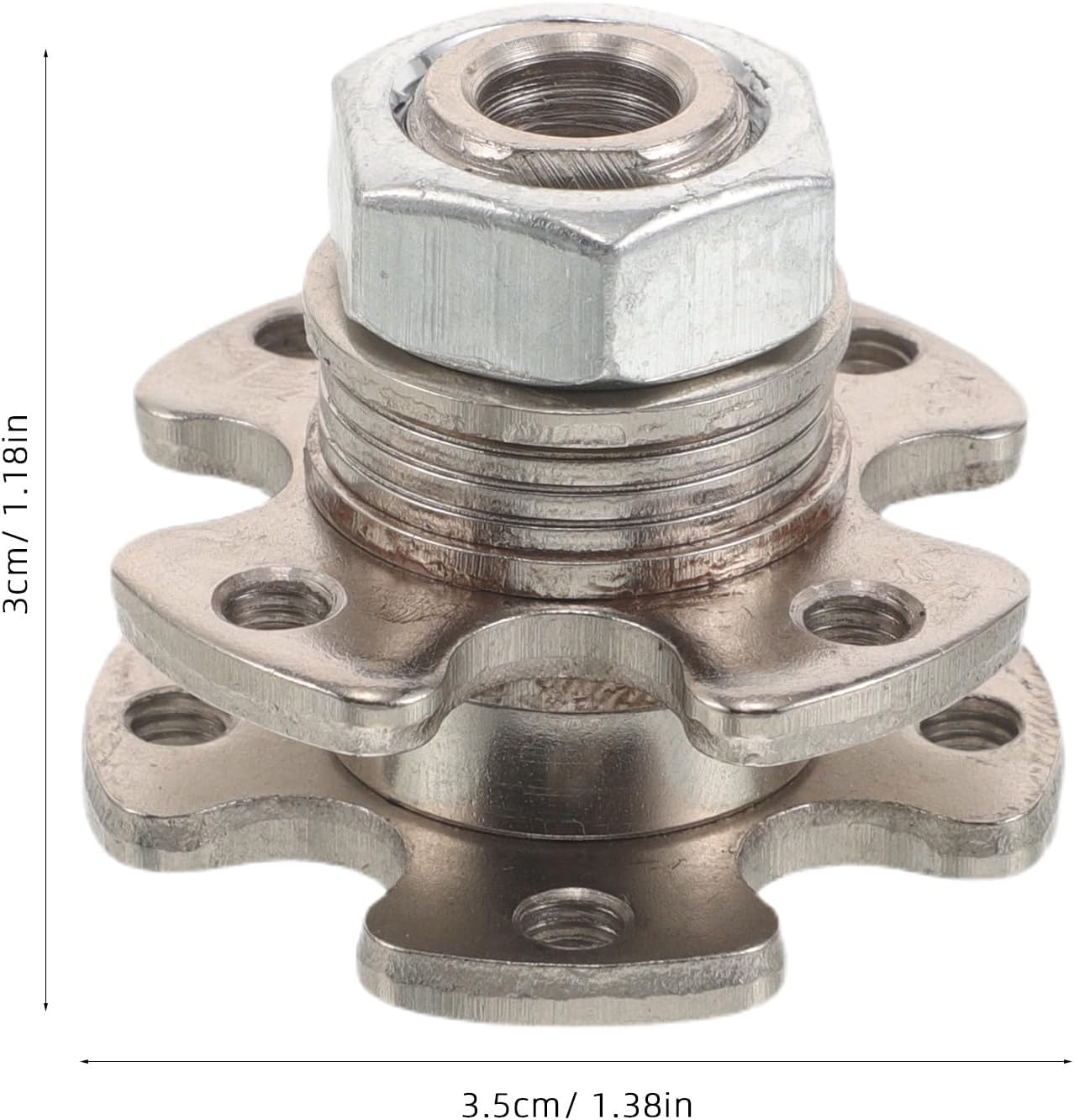 Rotary Torque Damper Hinge - 360° Swivel Adjustable Torque Damper 0-12.0Nm - Position Control Friction Hinge with 7mm Hole for Mechanical Equipment