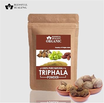 Blessfull Healing Organic 100% Pure Natural Triphala Powder | 200 Gram / 7.05 oz