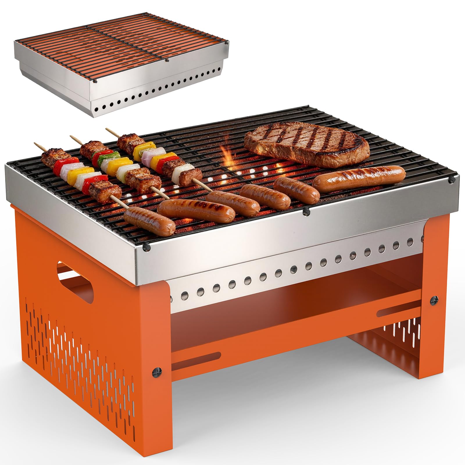 Photo 1 of Innochef Portable Foldable Charcoal Grill