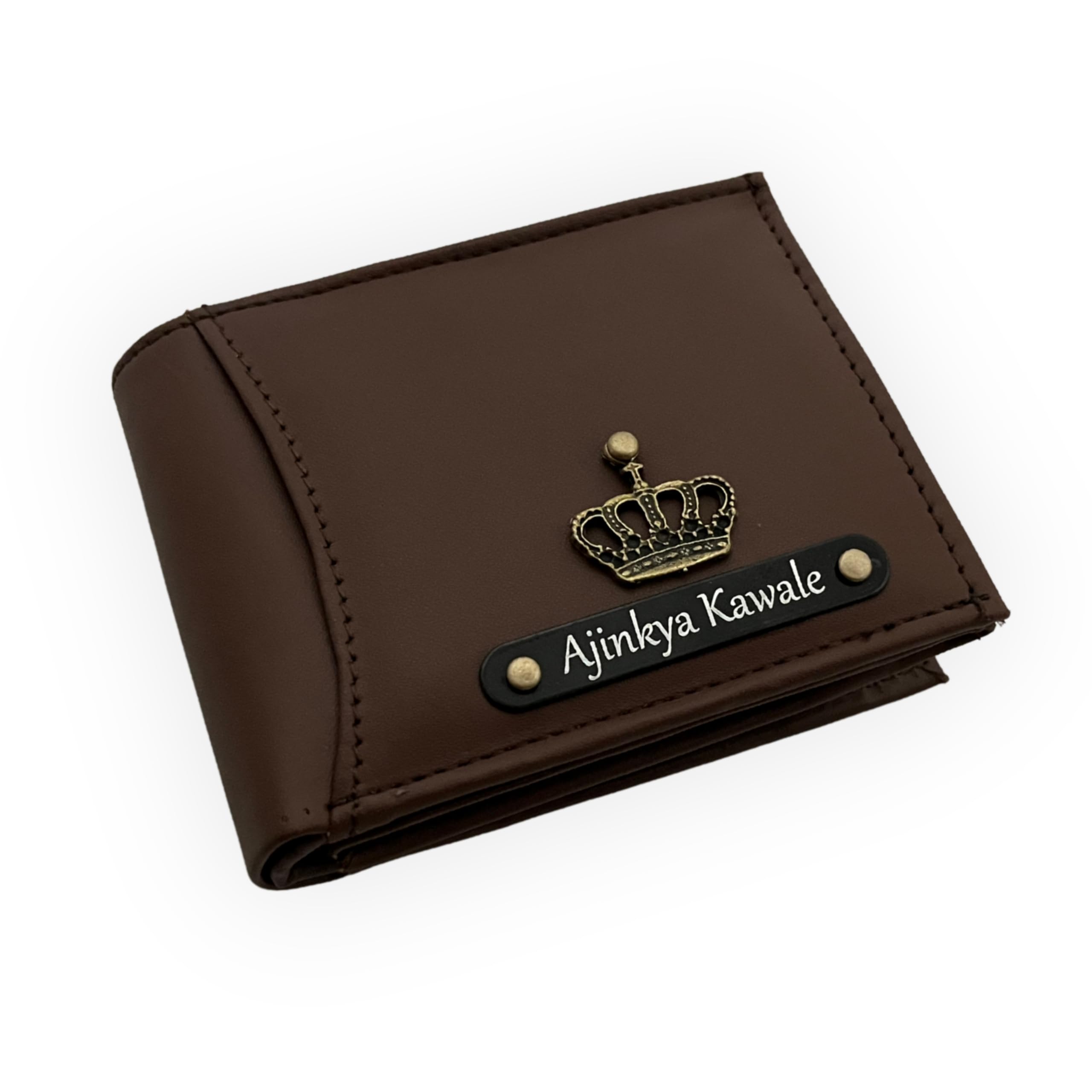 Genuine Leather Wallets for Mens - Wallet for Mens Gift - Gift for Men - customised Wallet for Mens - Personalised Wallet for Men - Purse with Name (Dark Brown)-image-40