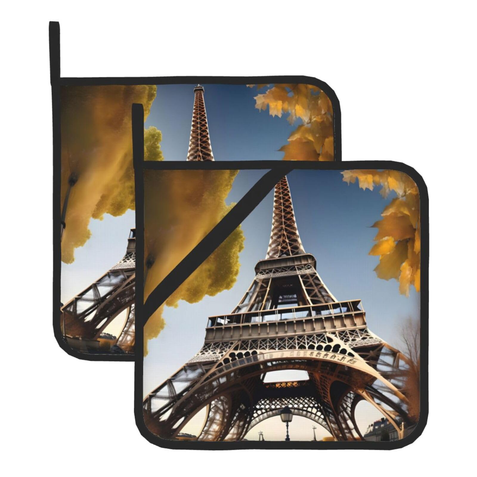 Maniques de cuisine Paris Tour Eiffel lot de 2 indispensables du barbecue