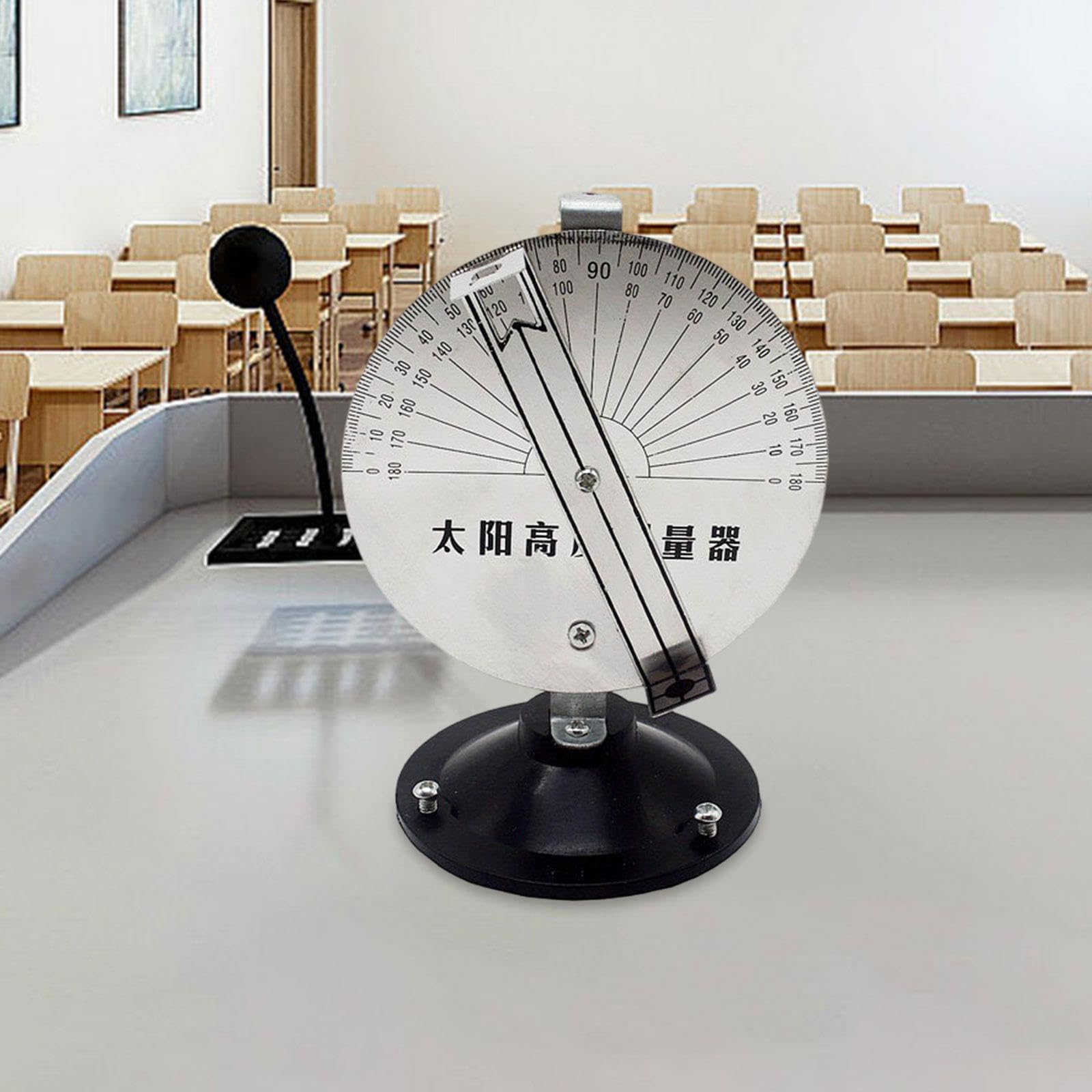Instrument de mesure de la hauteur du soleil - Outil pédagogique pour l'apprentissage de la géographie - Dispositif de mesure de l'angle, Métal