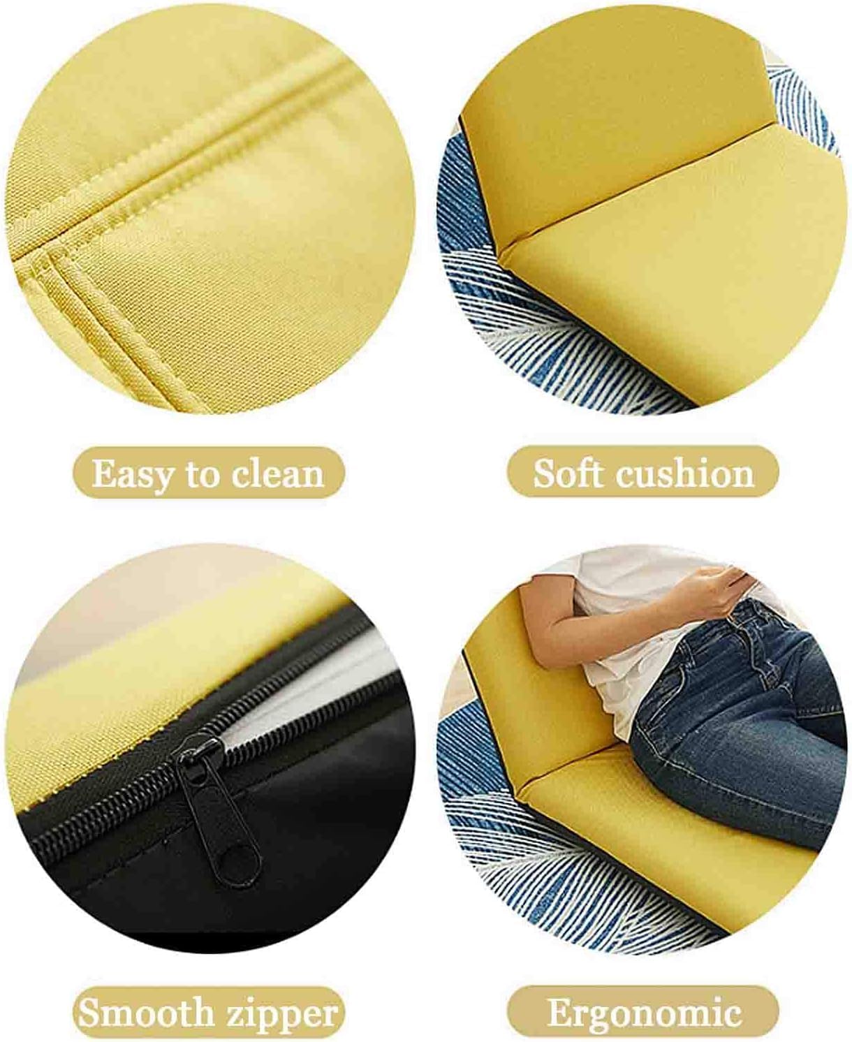 調整可能な背もたれを備えた折りたたみ可能なパッド入り床椅子