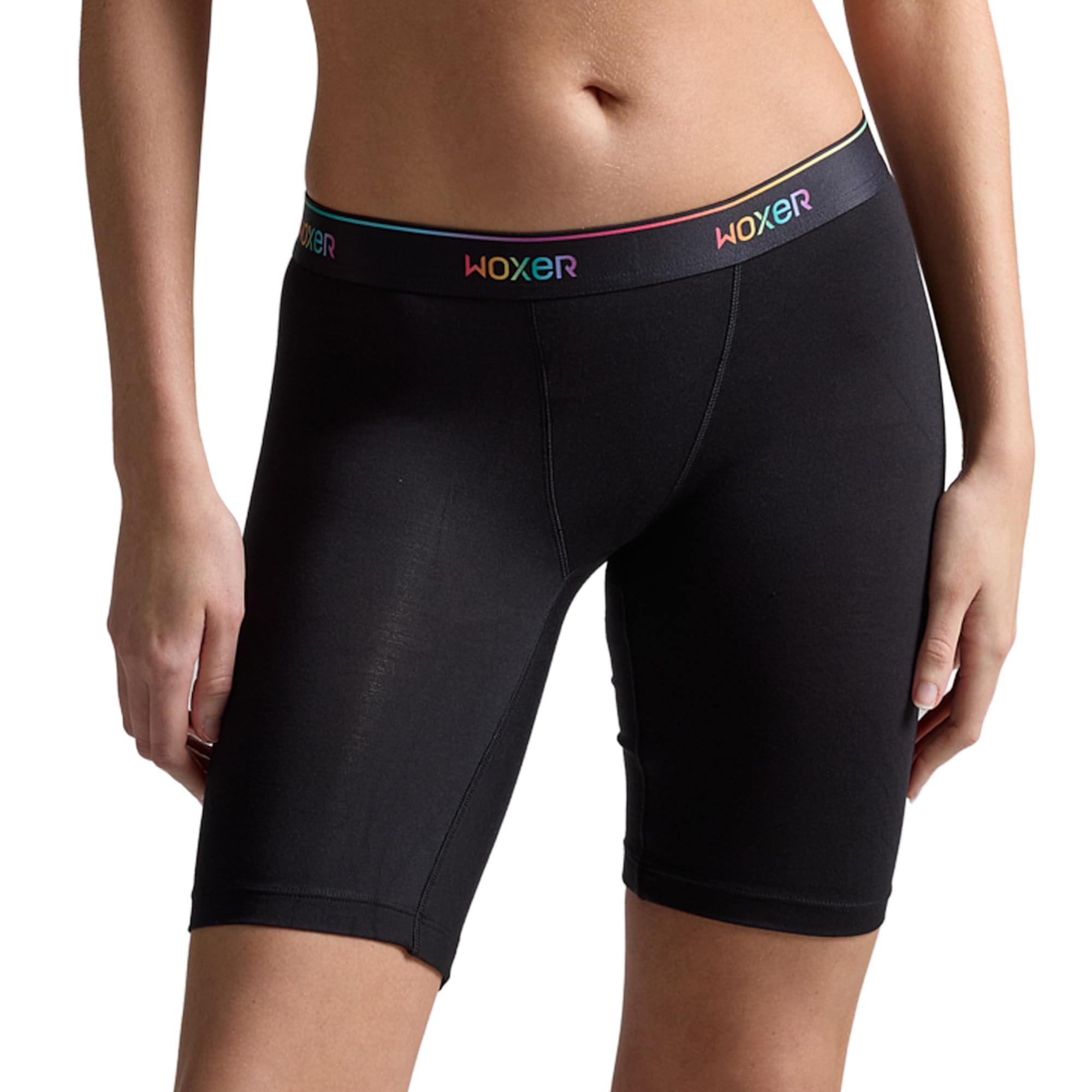Woxer Womens Boxers - Biker 9 Boy Shorts Underwear for Women Modal Boxer Briefs Chafe Free Womens Underwear