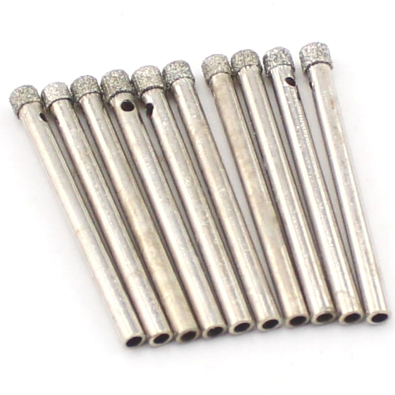 JINGLING 4mm 5/32"inch Diamond Hole Saw Core Boring Drill Bits Masonry Tools for Glass Tile Stone Pack of 20Pcs