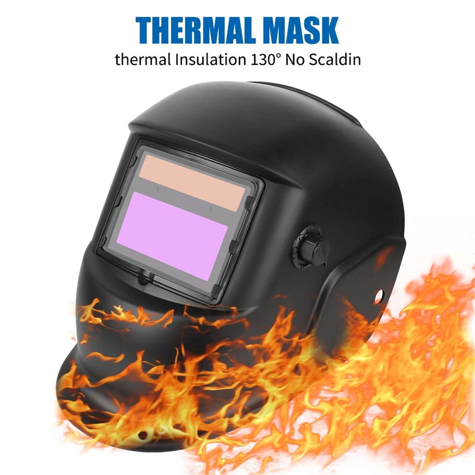 Masque de soudage auto-obscurcissant à énergie solaire