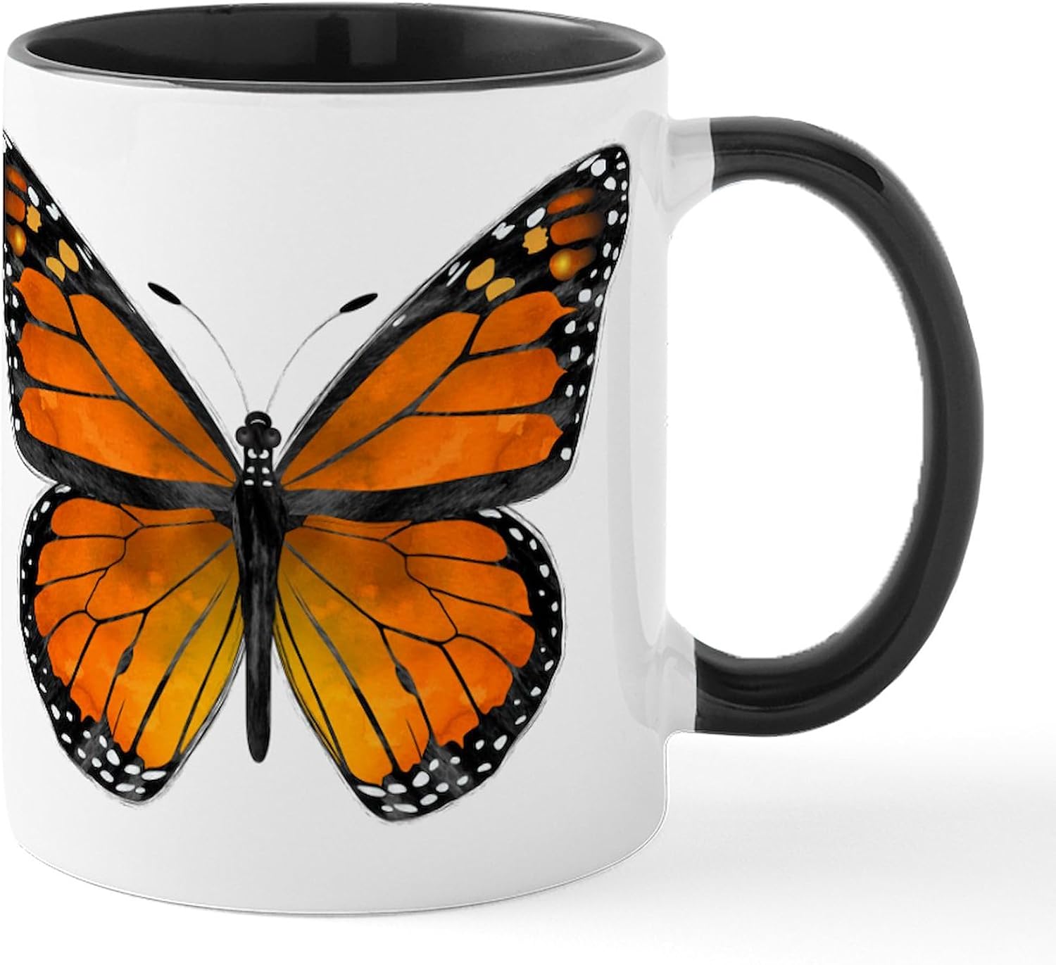 CafePress Monarch Butterfly Mugs 11 oz (325 ml) Ceramic Coffee Mug