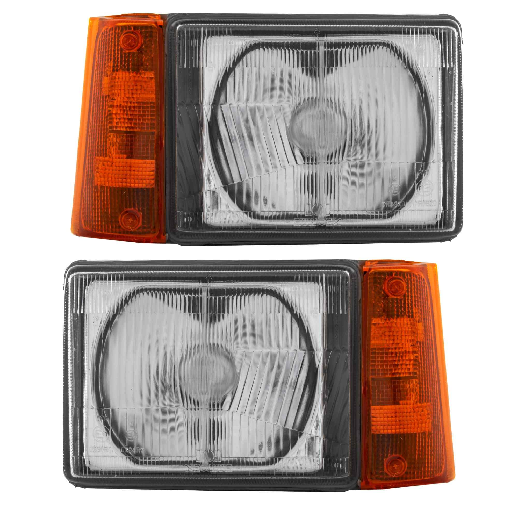 Set di fari sinistro e destro, fari principali, fari anteriori senza lampadina per modello Panda 141_ 141A_