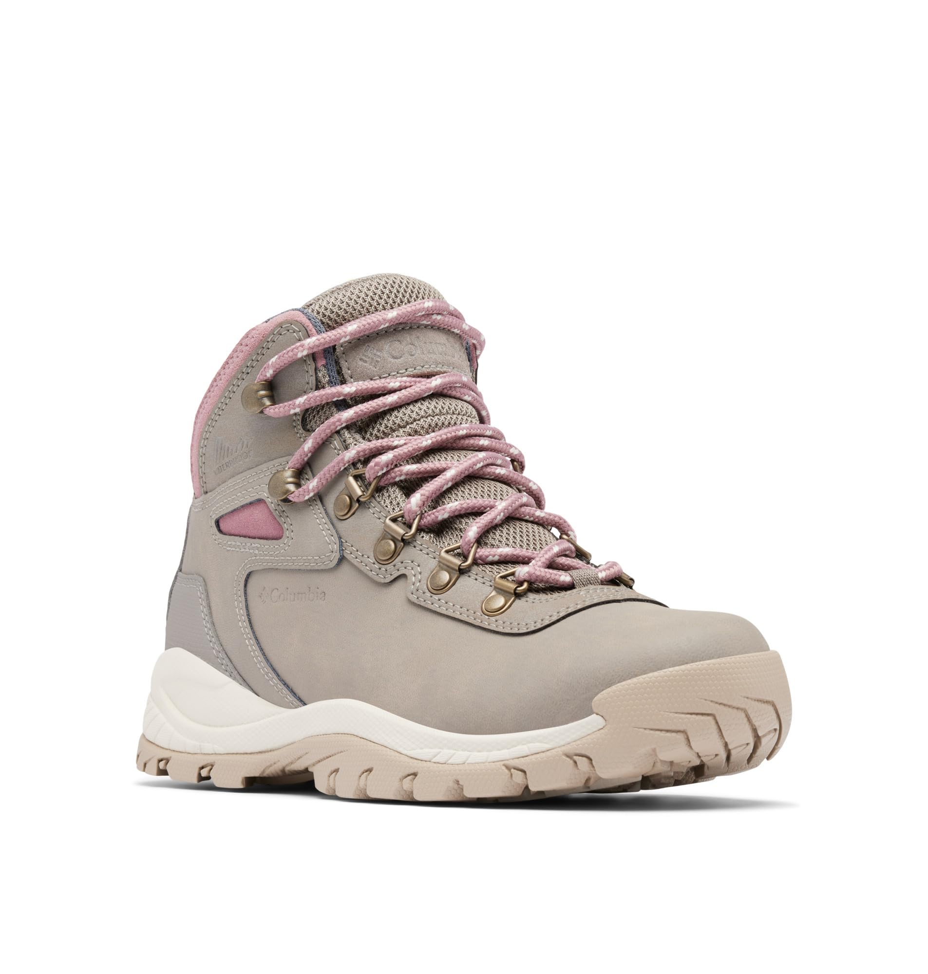 Columbia Newton Ridge Plus, Scarponi da trekking ed escursionismo di media altezza Donna, 2024 Kettle Fig, 40 EU Larga