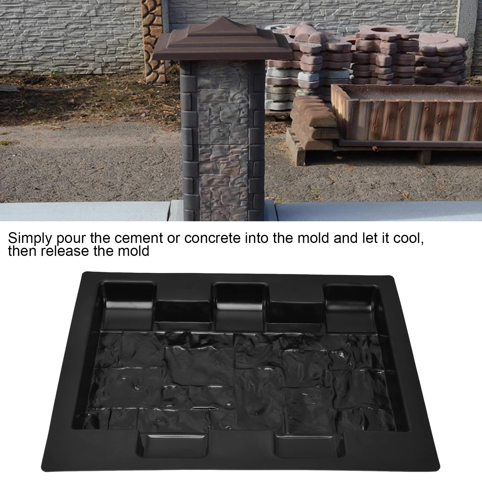 Moule De Tremplin, Fabricant De Blocs De Béton, Moule De Pavé en Béton D'individualité De Bricolage, Moule De Décoration De Maison, pour Pelouse De Cour D'allée De Jardin