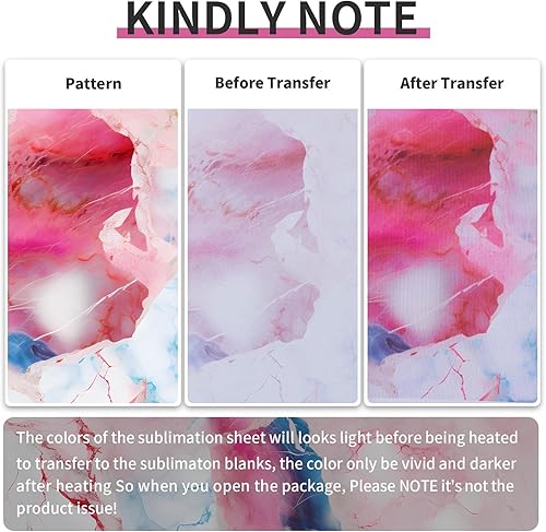 Miniatura 18 de Hojas de transferencia de sublimación para vasos, camisetas en blanco, papel de transferencia de sublimación con purpurina azul para máquina