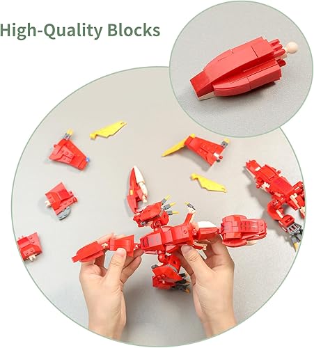 Miniatura 5 de Vehículo de construcción urbano 3 en 1 con excavadora de ingeniería, cargador de camión volquete compatible con bloques Lego para niños, juego de