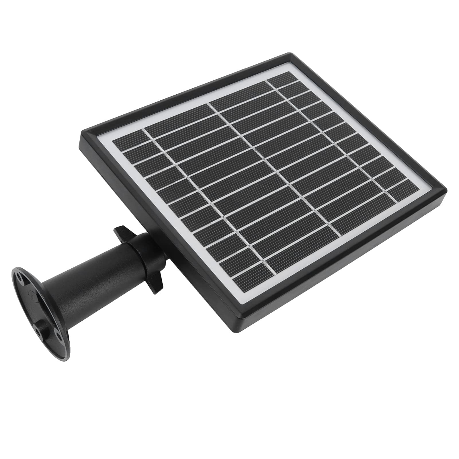 YYQTGG Female Thread Bracket Solar Module, Waterproof Adjustable Stand 3.3W 5.5V Solar Panel for ZOSI C301 Camera Battery Yard Light for Scientific Research Projects