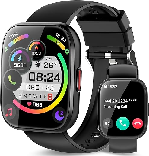 aycy P114 Smartwatch 1.85in OLED – Heart Rate & SpO2