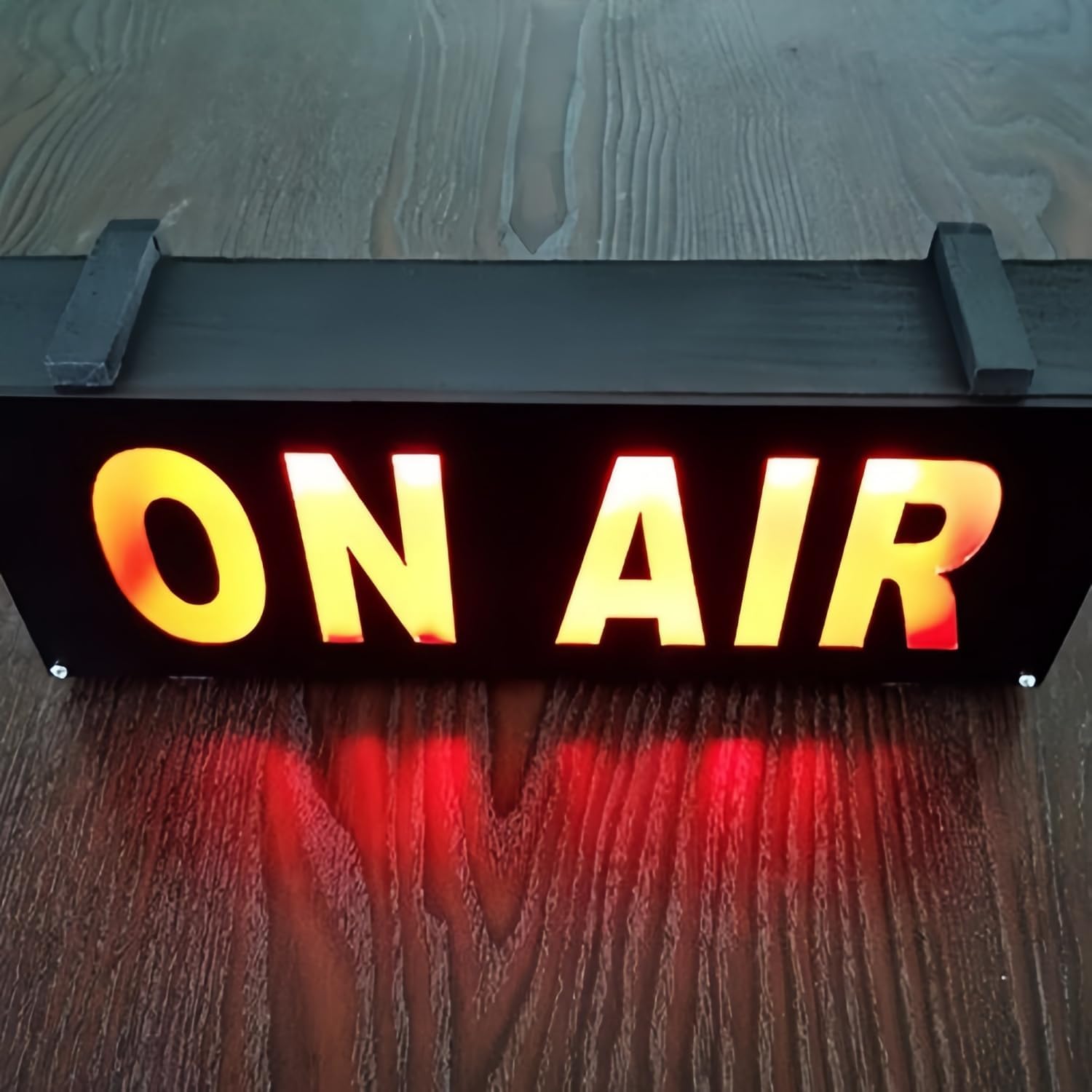 ON AIR LED Neon Lightbox with Dimmer Switch Wall Mountable Pulsing Studio Warning Sign Illuminated Lights Sign for Cinema Libraries Cafes Home Company Desk Wall Decor USB Powered image 4