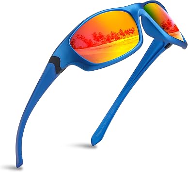 RUNCL Polarized Sports Sunglasses Billy, Fishing Sunglasses UV400 - Ultralight Floating TAC Lens, Anti-seawater Coating
